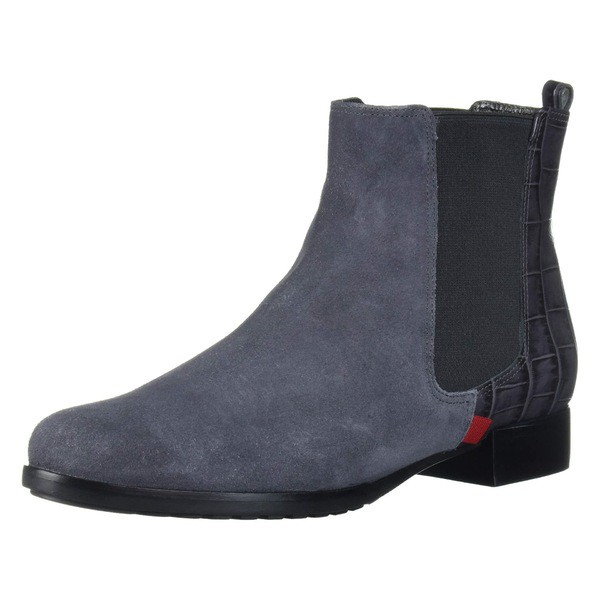 マークジョセフニューヨーク レディース ブーツ＆レインブーツ シューズ Women's Leather Made in Brazil Ankle Bootie Boot Grey Suede/