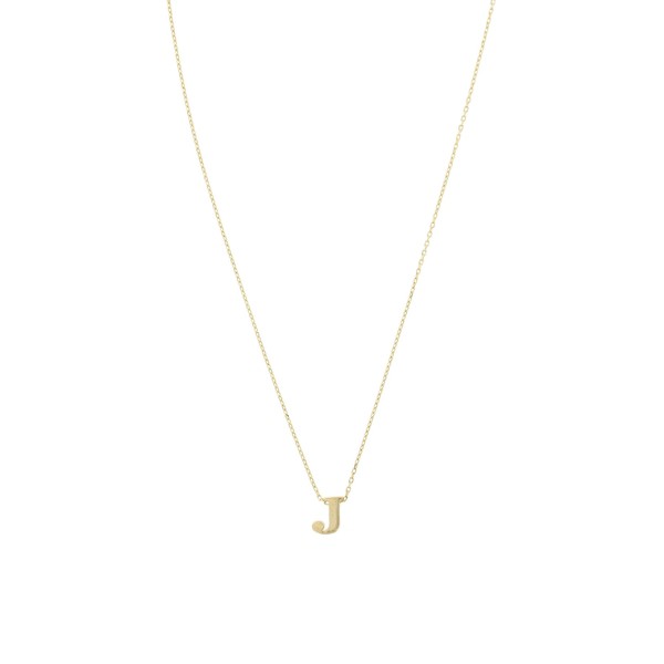 ディーバークレイ レディース ネックレス・チョーカー・ペンダントトップ アクセサリー 16" 14 KT. Initial "J" Adjustable Necklace Gol