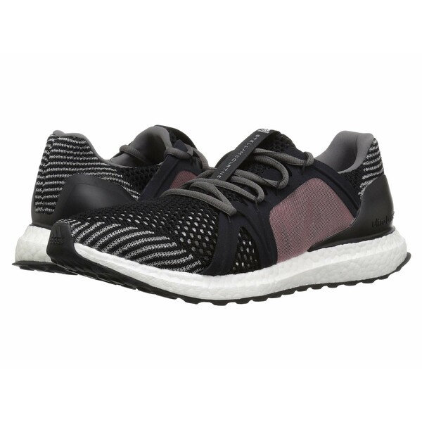 アディダス レディース スニーカー シューズ Ultra Boost Black/Smoked Pink/Core Red