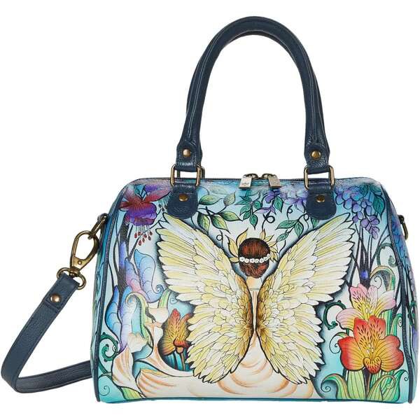 アヌシュカ レディース ハンドバッグ バッグ Zip Around Classic Satchel 625 Enchanted Garden