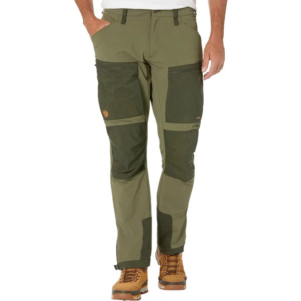 フェールラーベン メンズ カジュアルパンツ ボトムス Keb Agile Trousers Laurel Green/Deep Forest