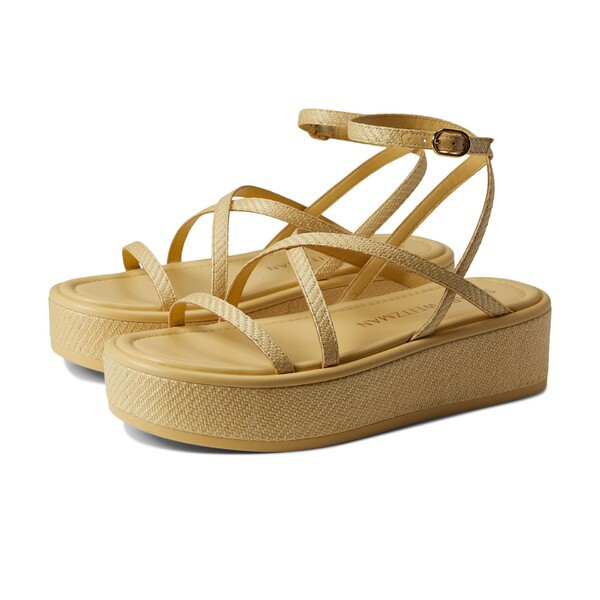 スチュアート ワイツマン レディース ヒール シューズ Summerlift Platform Sandal Wheat