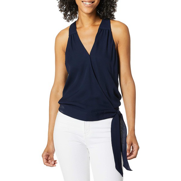 パーカー レディース シャツ トップス Women's Kenna Sleeveless Wrap Front Top Aquarius