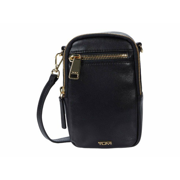 トゥミ レディース ハンドバッグ バッグ Voyageur Katy Leather Crossbody Black