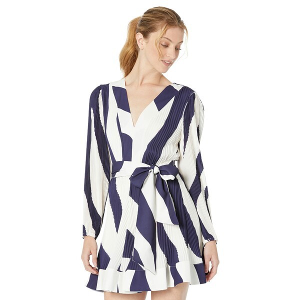 ミリー レディース ワンピース トップス Liv Zebra Dress Navy/Ecru