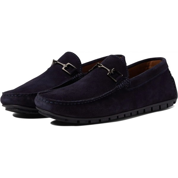 ブルーノマグリ メンズ スリッポン・ローファー シューズ Xander Navy Suede