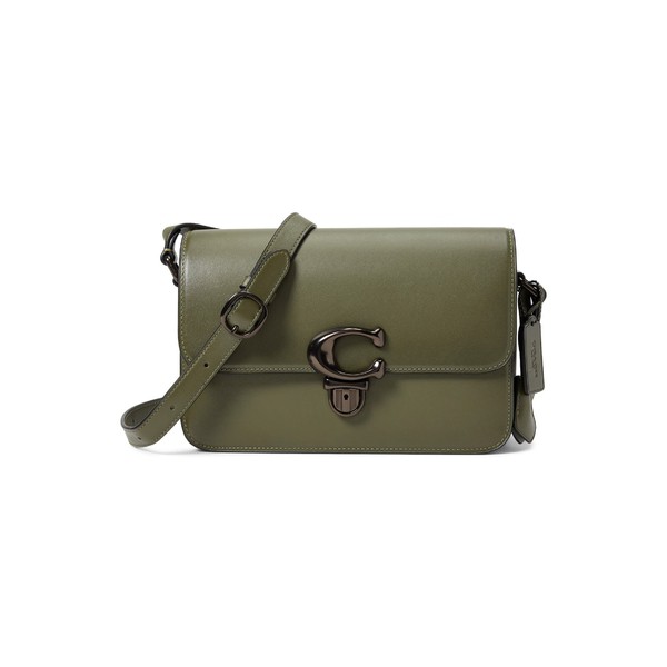 コーチ レディース ハンドバッグ バッグ Glovetanned Leather Studio Shoulder Bag Army Green