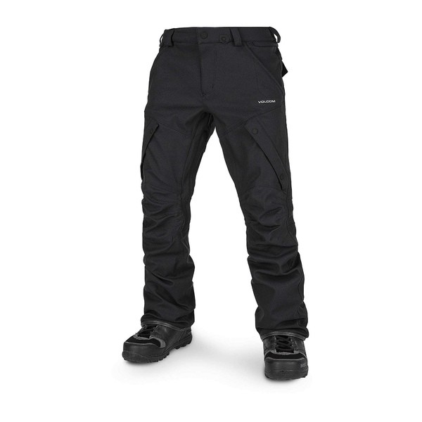 ボルコム メンズ カジュアルパンツ ボトムス Men's Articulated Modern Fit Snowboard Pant Black