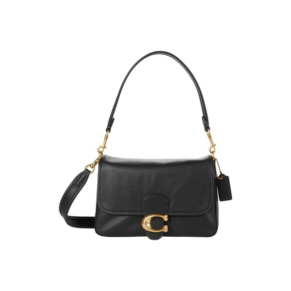 コーチ レディース ハンドバッグ バッグ Soft Calf Leather Tabby Shoulder Bag Black