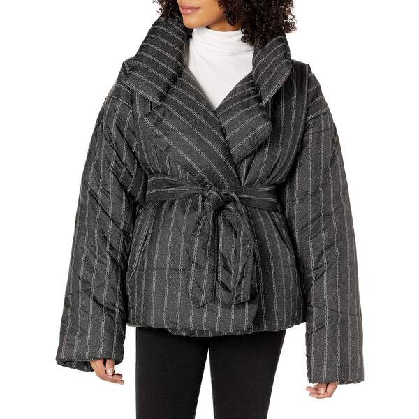 ノーマカマリ レディース コート アウター Women's Coat Double Pinstripe Tweed