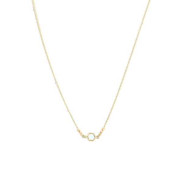 ディーバークレイ レディース ネックレス・チョーカー・ペンダントトップ アクセサリー 17" 14 KT. Topaz Bead Necklace Gold/Blue Topaz