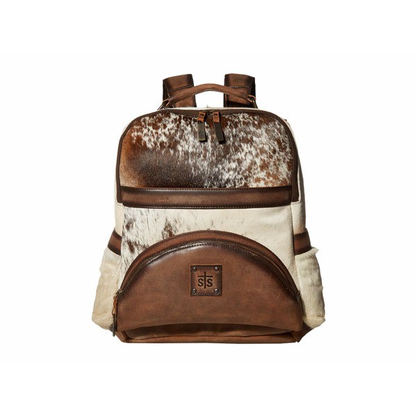 エスティエスランチウェア メンズ バックパック・リュックサック バッグ Cowhide Backpack Cowhide/Tornado Brown