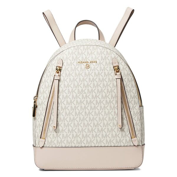 マイケルコース レディース バックパック・リュックサック バッグ Brooklyn Medium Backpack Vanilla/Soft Pink