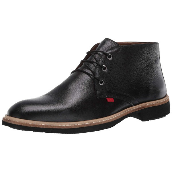 マークジョセフニューヨーク メンズ ブーツ＆レインブーツ シューズ Men's Leather Luxury Chukka Ankle Boot Black Grainy