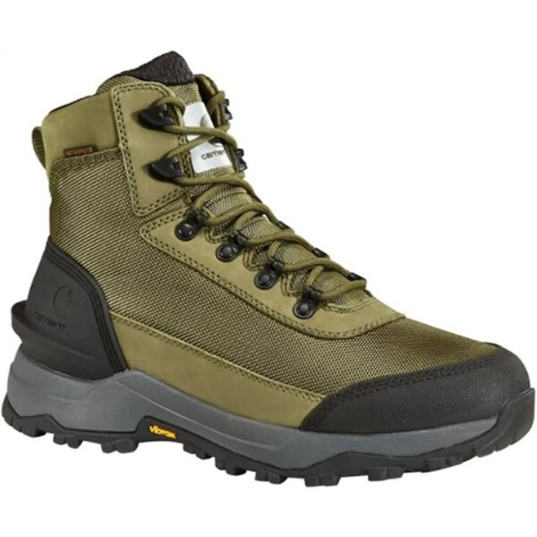 カーハート メンズ ブーツ＆レインブーツ シューズ Outdoor Hike Waterproof 6" Soft Toe Hiker Boot Olive