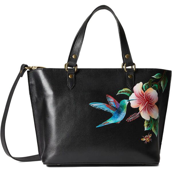 アヌシュカ レディース ハンドバッグ バッグ Medium Tote 693 Hummingbird Black