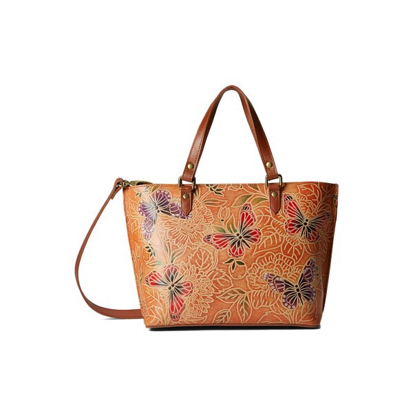 アヌシュカ レディース ハンドバッグ バッグ Medium Tote 693 Tooled Butterfly Multi