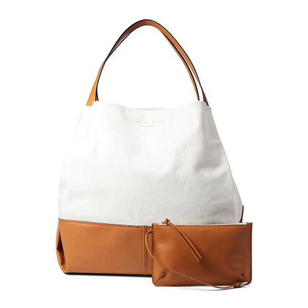 ラグアンドボーン レディース ハンドバッグ バッグ Passenger Oversized Tote White Canvas