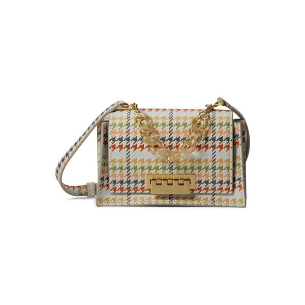 ザックポーゼン レディース ハンドバッグ バッグ Earthette Top-Handle Crossbody - Rainbow Houndstooth Multi Rainbow