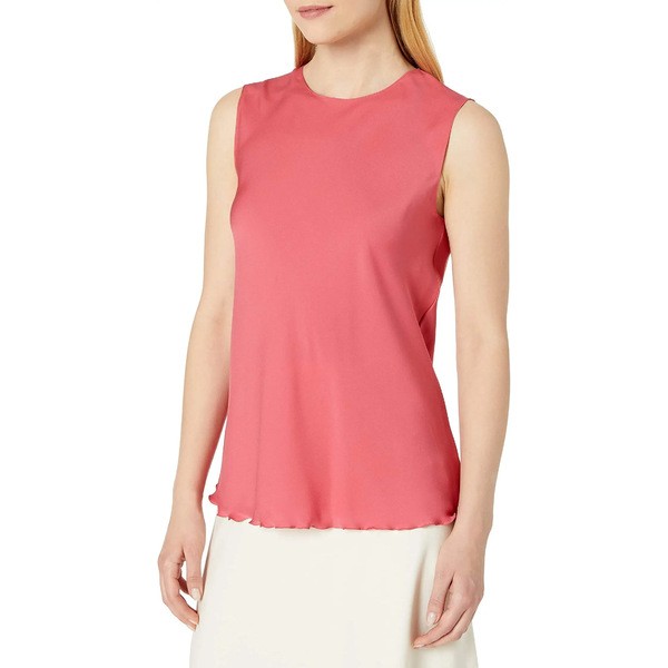 セオリー レディース シャツ トップス Women's Sleeveless Ruffle Shell Watermelon