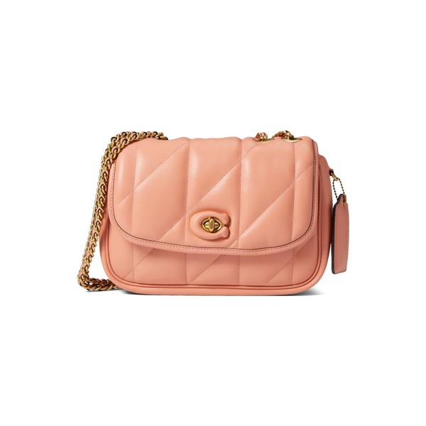 コーチ レディース ハンドバッグ バッグ Quilted Pillow Madison Shoulder Bag Light Coral