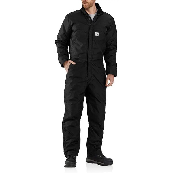 カーハート メンズ カジュアルパンツ ボトムス Men's Yukon Extremes Loose Fit Insulated Coverall Black