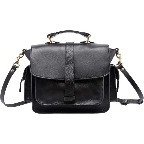 オールドトレンド レディース ハンドバッグ バッグ Genuine Leather Valley Breeze Crossbody Bag Black