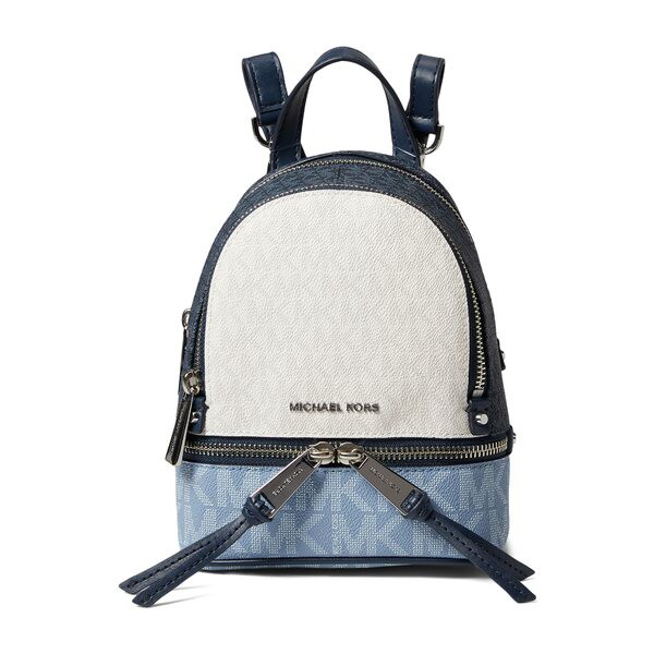 マイケルコース レディース バックパック・リュックサック バッグ Rhea Zip Extra Small Messsenger Backpack Chambray/Navy