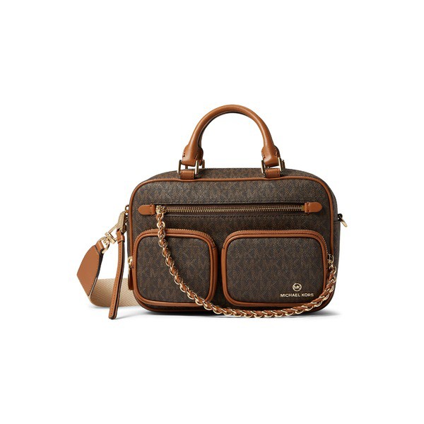 マイケルコース レディース ハンドバッグ バッグ Elliot Medium Utility Camera Messenger Brown/Acorn