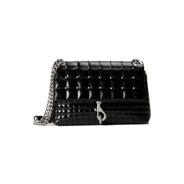 レベッカミンコフ レディース ハンドバッグ バッグ Edie Square Crossbody w/ Studs Black