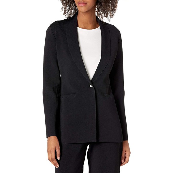 セオリー レディース コート アウター Women's Etiennette Knit Blazer Black