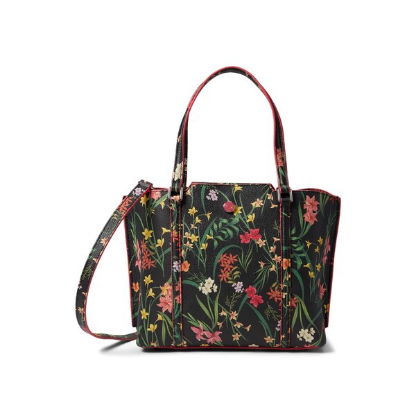 コールハーン レディース ハンドバッグ バッグ Small Everyday Tote Black Floral Print