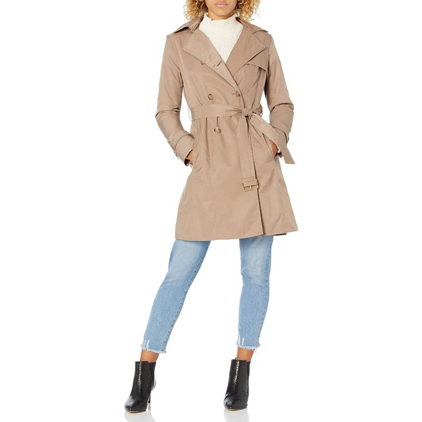 コールハーン レディース コート アウター Women's Classic Belted Trench Coat Dune