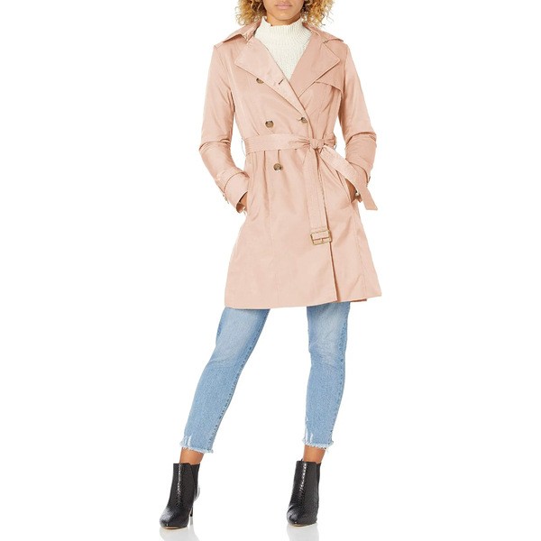 コールハーン レディース コート アウター Women's Classic Belted Trench Coat Nude