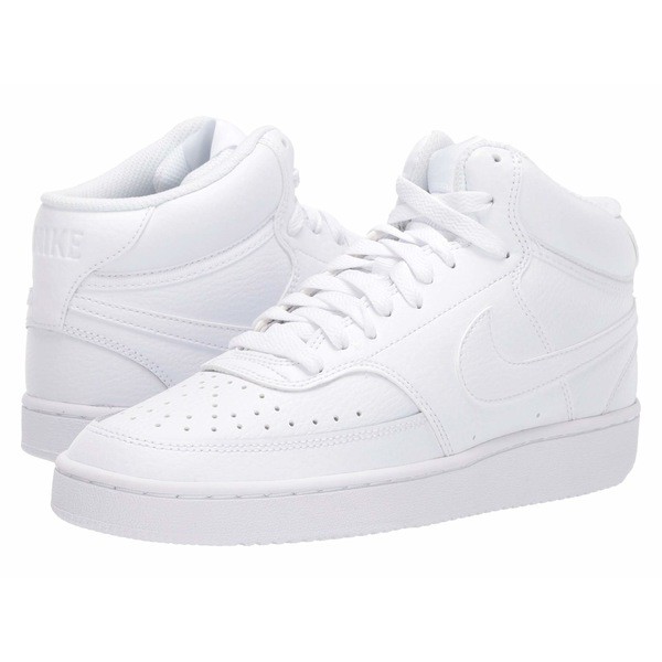 公式 ナイキ レディース スニーカー シューズ Court Vision Mid White White White 最新の激安 Www Centrodeladultomayor Com Uy