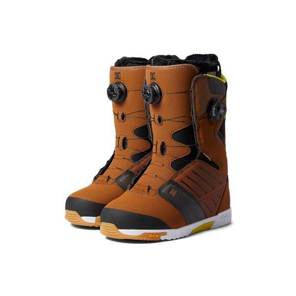 ディーシー メンズ ブーツ＆レインブーツ シューズ Judge Dual BOA Snowboard Boots Brown