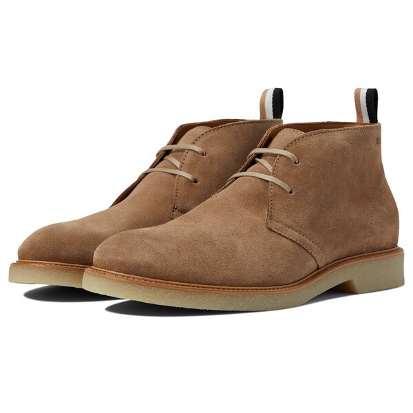 ヒューゴボス メンズ ブーツ＆レインブーツ シューズ Tunley Desert Boot Stone Beige