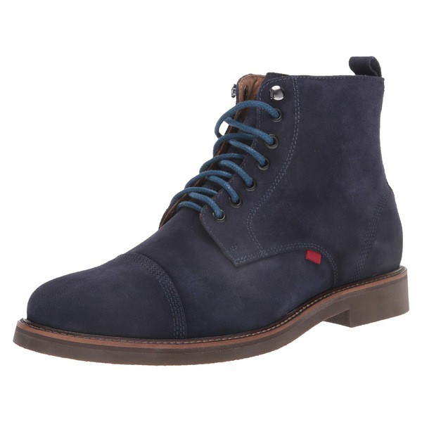 マークジョセフニューヨーク メンズ ブーツ＆レインブーツ シューズ Men's Leather Made in Brazil Luxury Laceup Lug Boot Ankle Blue S