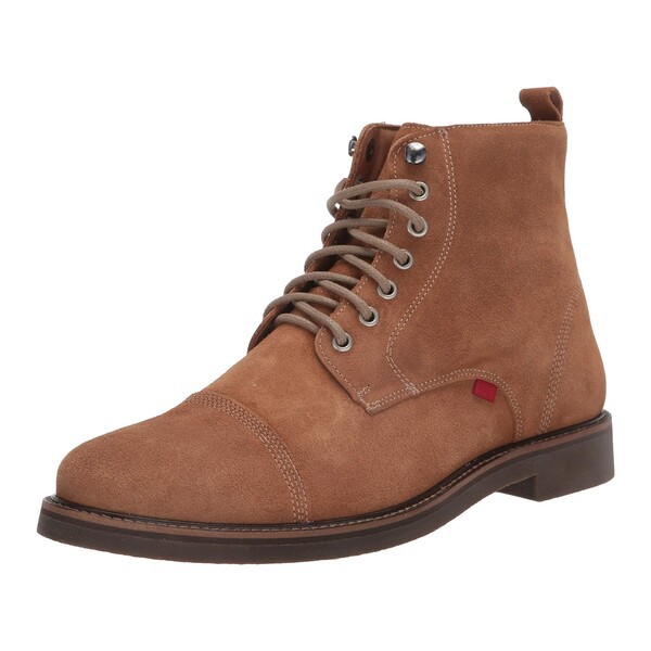 マークジョセフニューヨーク メンズ ブーツ＆レインブーツ シューズ Men's Leather Made in Brazil Luxury Laceup Lug Boot Ankle Tan Su