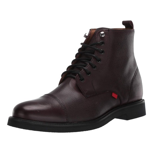 マークジョセフニューヨーク メンズ ブーツ＆レインブーツ シューズ Men's Leather Made in Brazil Luxury Laceup Lug Boot Ankle Wine M