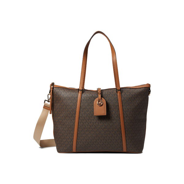 マイケルコース レディース ハンドバッグ バッグ Heritage Large Travel Sleeve Tote Brown/Acorn