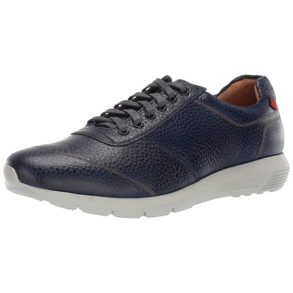 マークジョセフニューヨーク メンズ スニーカー シューズ Mens Leather Chelsea Sneaker Navy Pebble Grainy