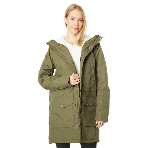 フェールラーベン レディース コート アウター Greenland Winter Parka Laurel Green