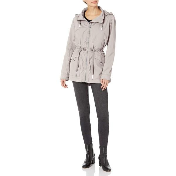 マークニューヨーク レディース コート アウター Women's Belltown Crinkle Rain Jacket Fog