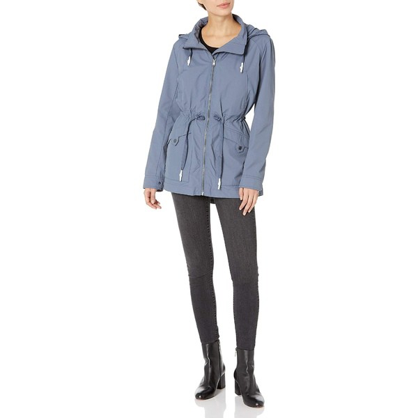 マークニューヨーク レディース コート アウター Women's Belltown Crinkle Rain Jacket Storm Blue