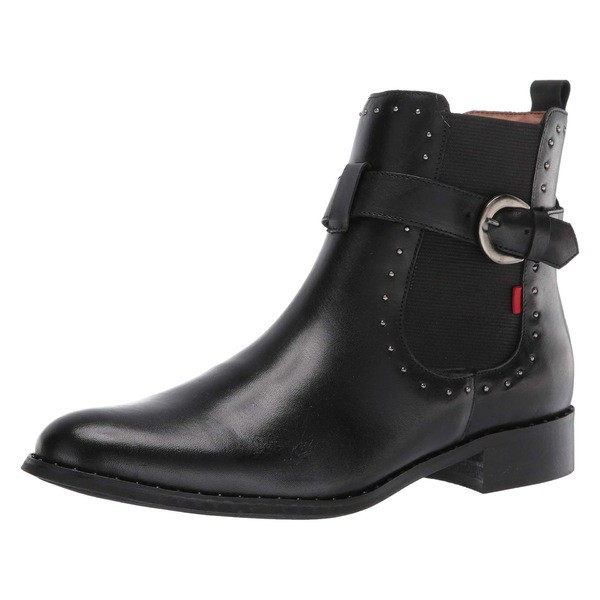 マークジョセフニューヨーク レディース ブーツ＆レインブーツ シューズ Women's Leather Chelsea Boot with Buckle and Stud Detail Chu