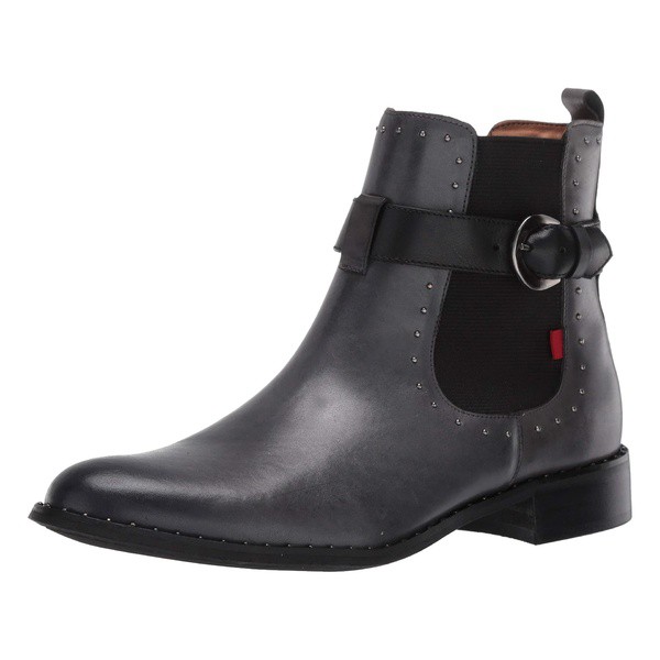 マークジョセフニューヨーク レディース ブーツ＆レインブーツ シューズ Women's Leather Chelsea Boot with Buckle and Stud Detail Chu