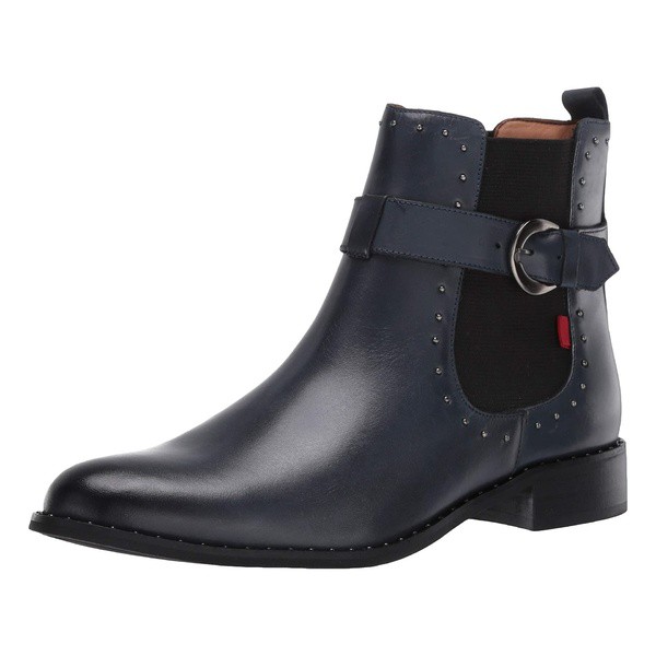 マークジョセフニューヨーク レディース ブーツ＆レインブーツ シューズ Women's Leather Chelsea Boot with Buckle and Stud Detail Chu