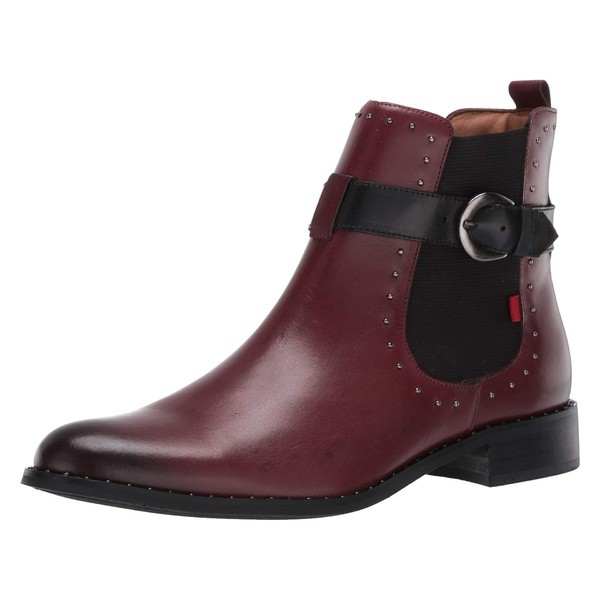 マークジョセフニューヨーク レディース ブーツ＆レインブーツ シューズ Women's Leather Chelsea Boot with Buckle and Stud Detail Chu