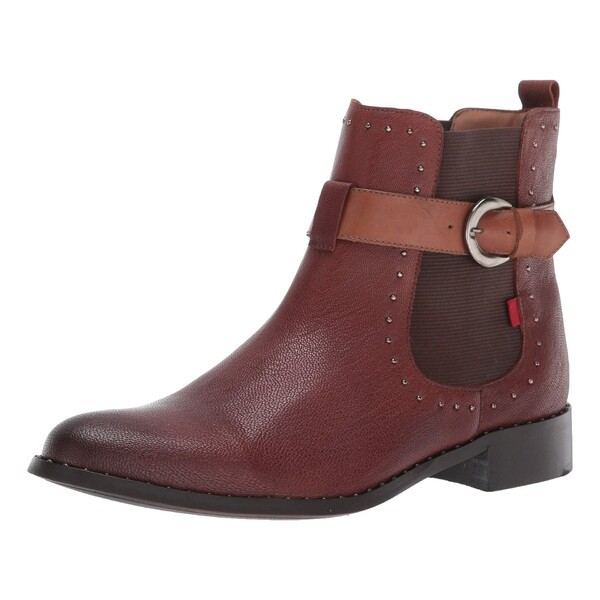 マークジョセフニューヨーク レディース ブーツ＆レインブーツ シューズ Women's Leather Chelsea Boot with Buckle and Stud Detail Chu